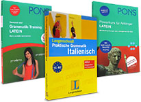 Referenzen. Italienische Grammatik, Langenscheidt,Brockhaus,Duden-Verlag,Grammatik,Verben